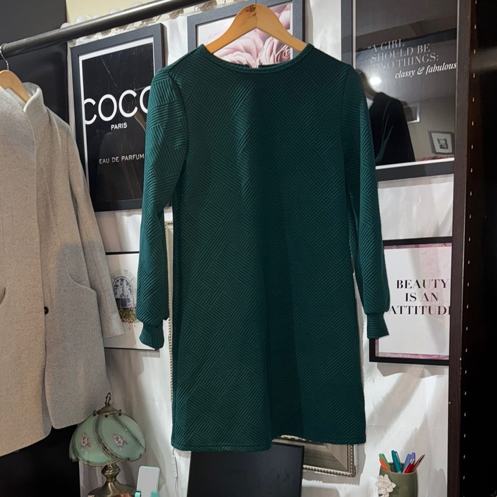 Stylish Teal Knit Sweater